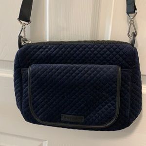 Blue Velvet Mini Carson crossbody by Vera Bradley